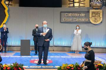 Ceremonia de entrega de Honores y Distinciones 2021 del Cabildo de Gran Canaria/TA.